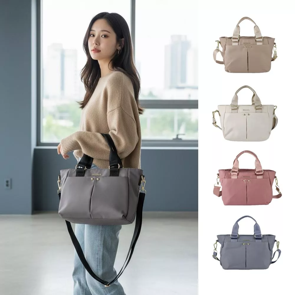 mizzue 輕甜日系多功能二用托特包 手提包 小托特包 女生包包 RS040