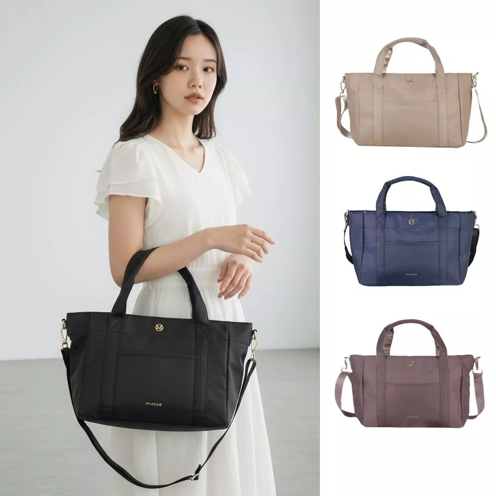 mizzue 大容量輕便手提/斜背兩用包 可套拉桿箱 可放A4 筆電包 XW8809