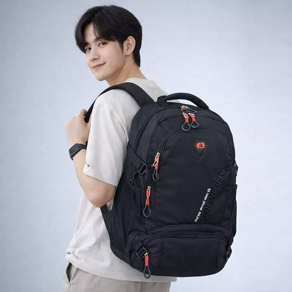男生後背包 大容量後背包 筆電後背包 出國後背包 防潑水後背包 9108