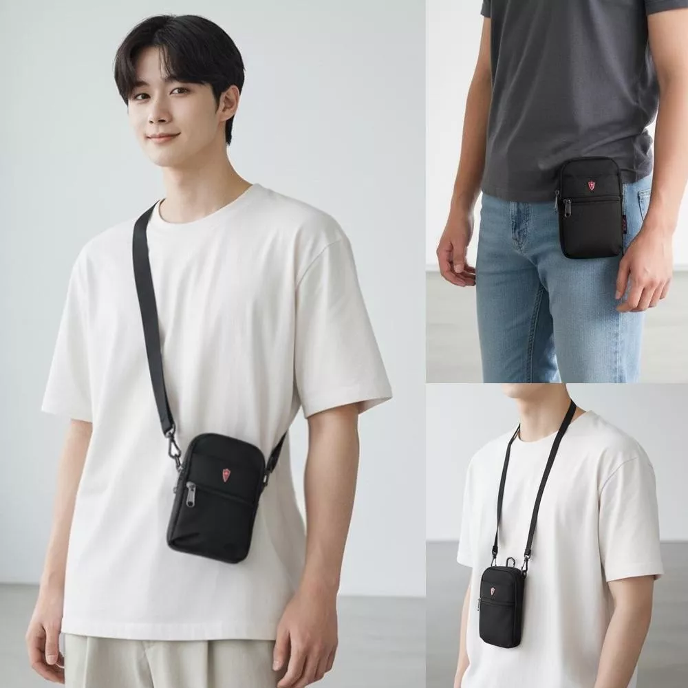 都會輕量極簡隨行手機斜背包5001