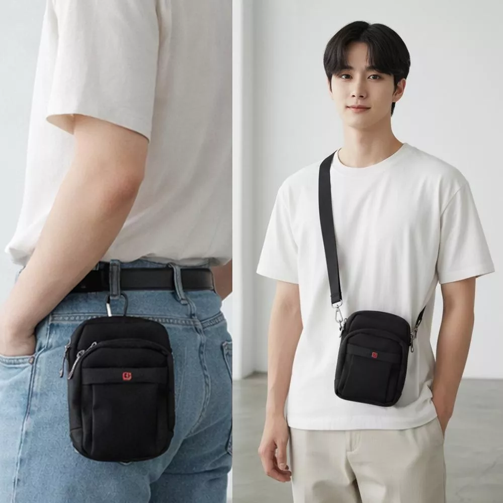 OVER LAND BackCarry 機能斜背包 腰掛包 附腰帶 3126