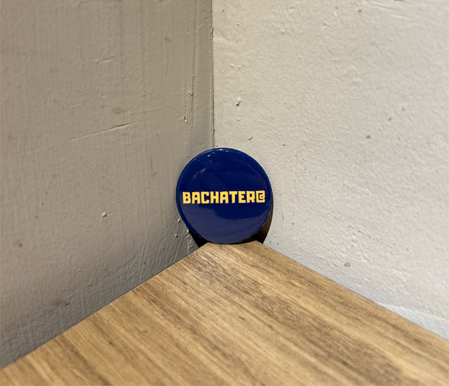 BACHATER@舞者胸章-海軍藍