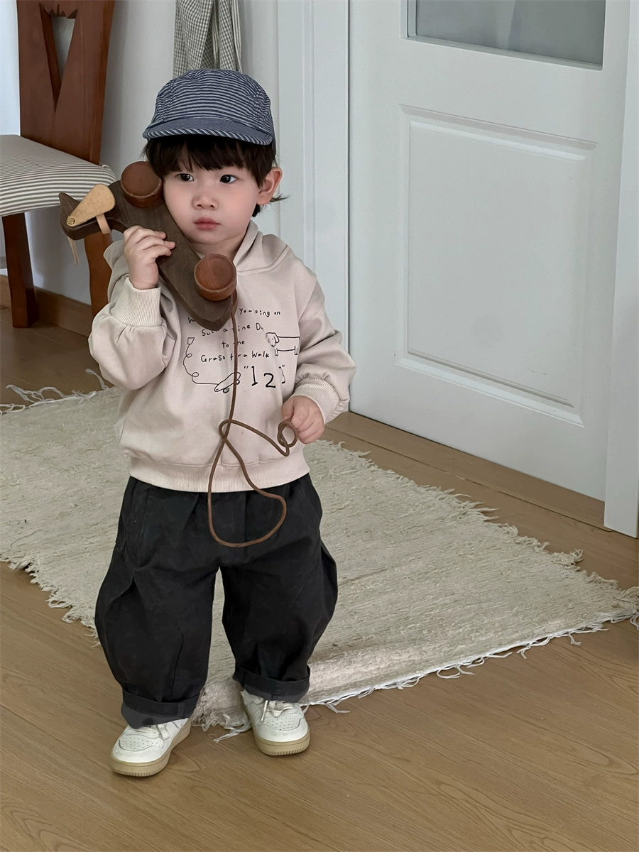 韓版馬甲連身帽休閒套裝