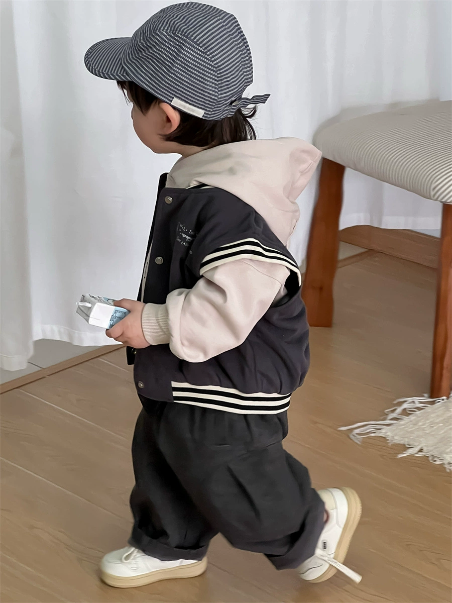 韓版馬甲連身帽休閒套裝