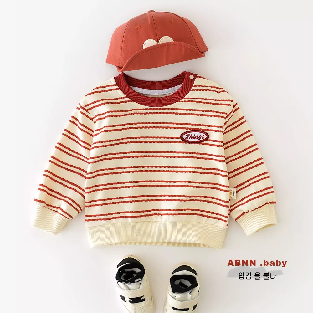 韓系紅條紋T-Shirt