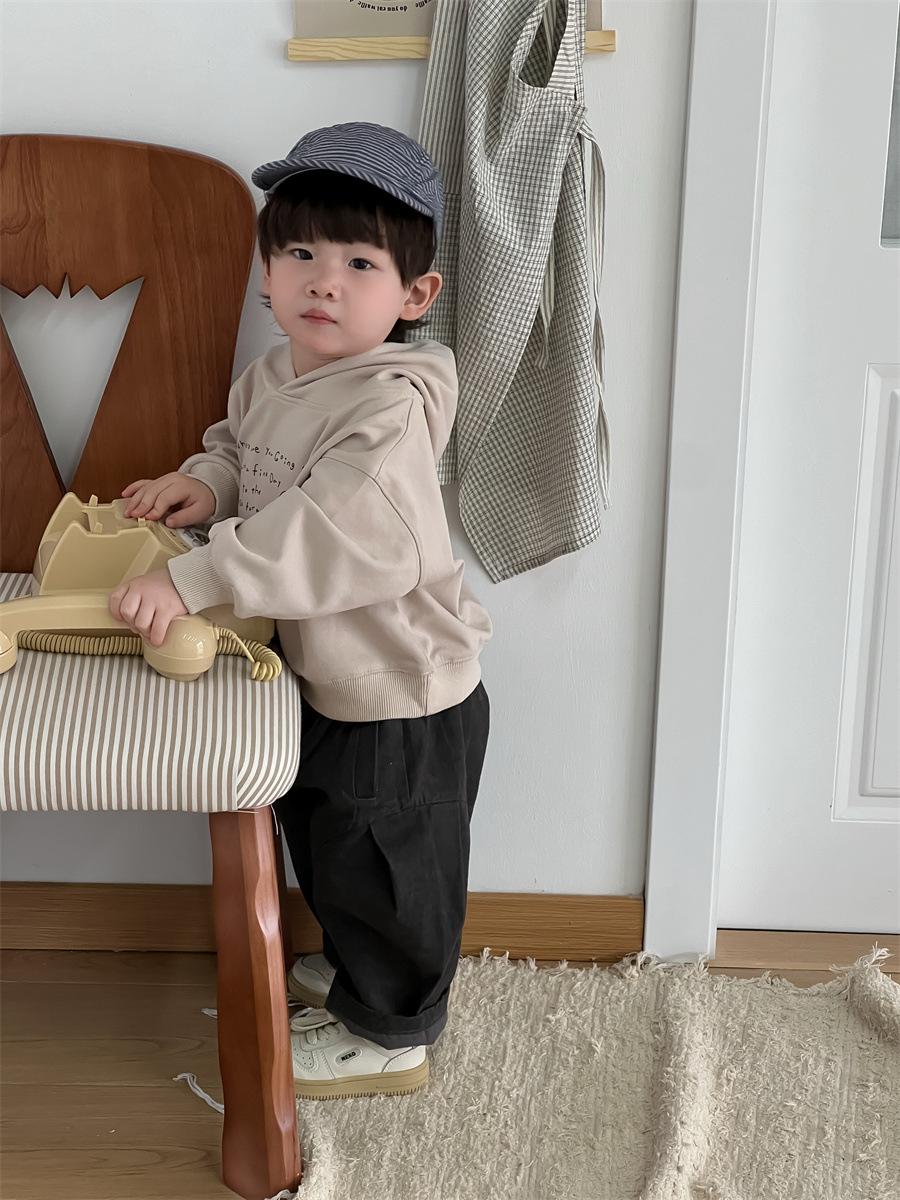 韓系印花連帽T套裝