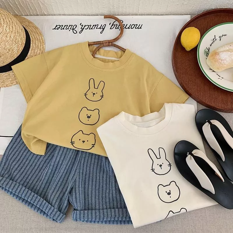 韓系三隻小動物T-Shirt