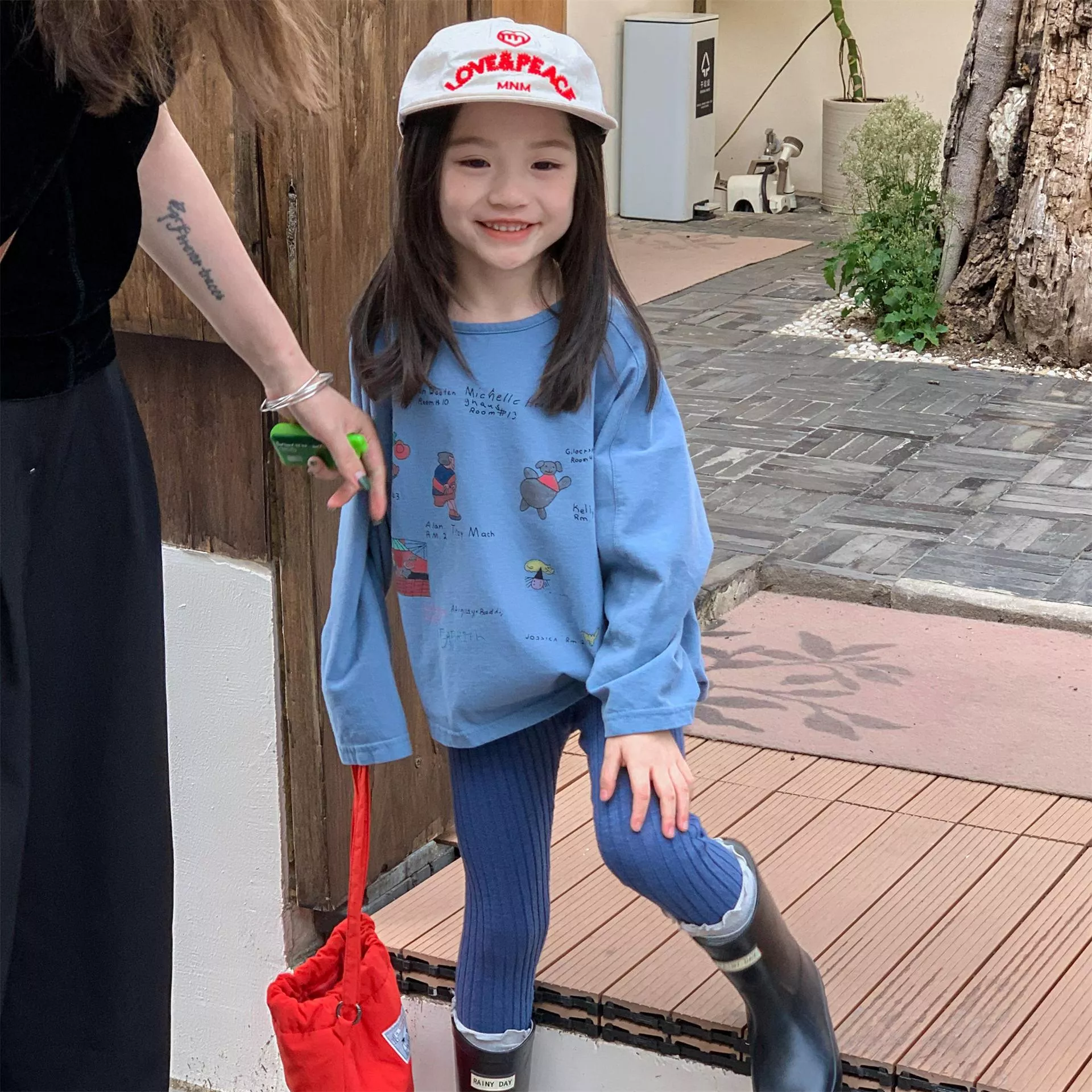 韓系Q圖寬鬆T-Shirt