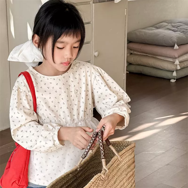 韓版小花網紗T-Shirt