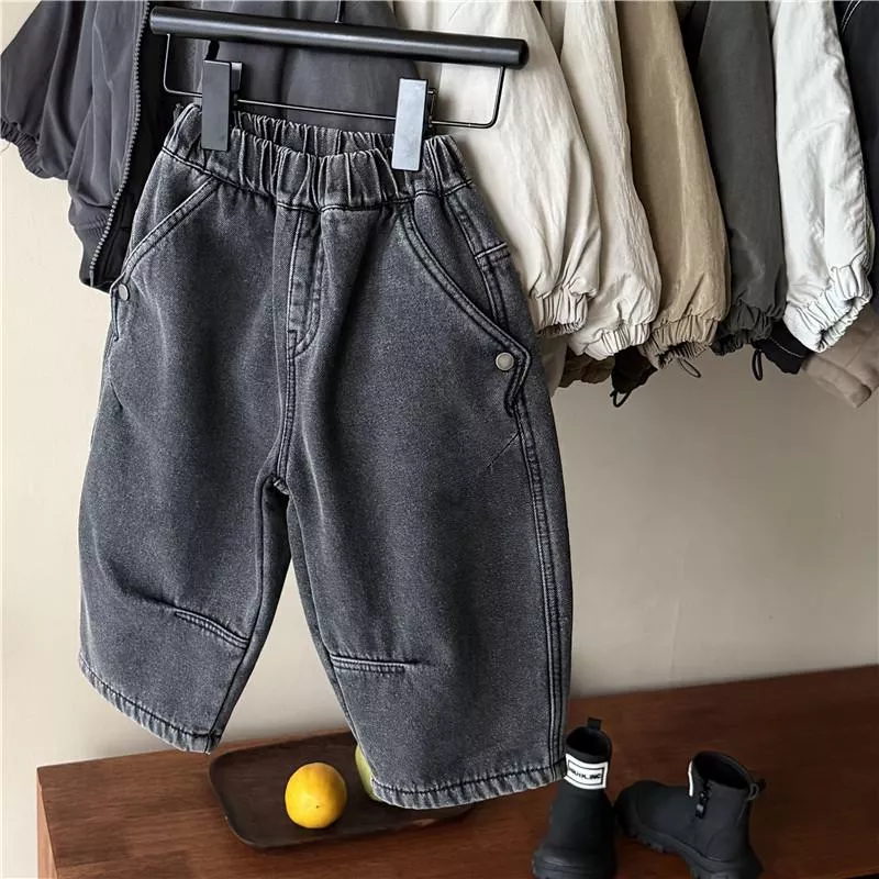 韓版保暖牛仔褲