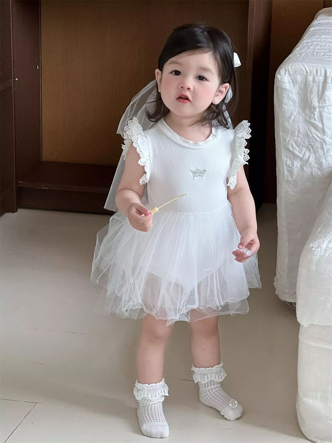 韓版紗裙包屁衣