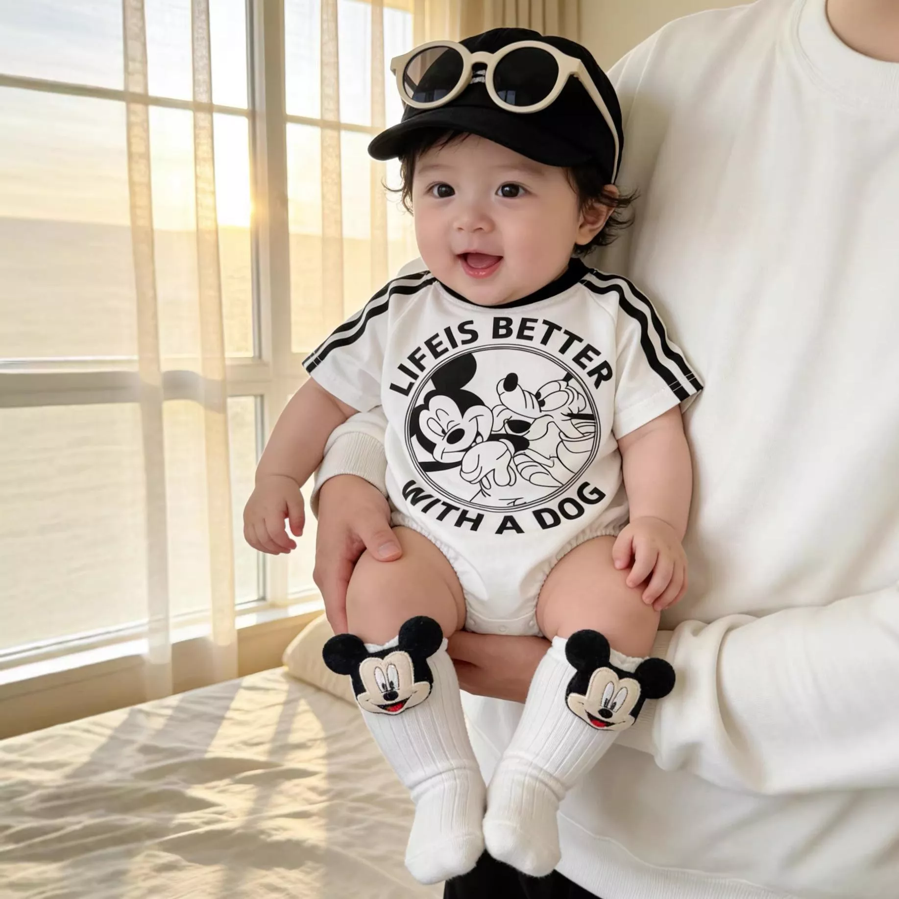 韓版米奇包屁衣