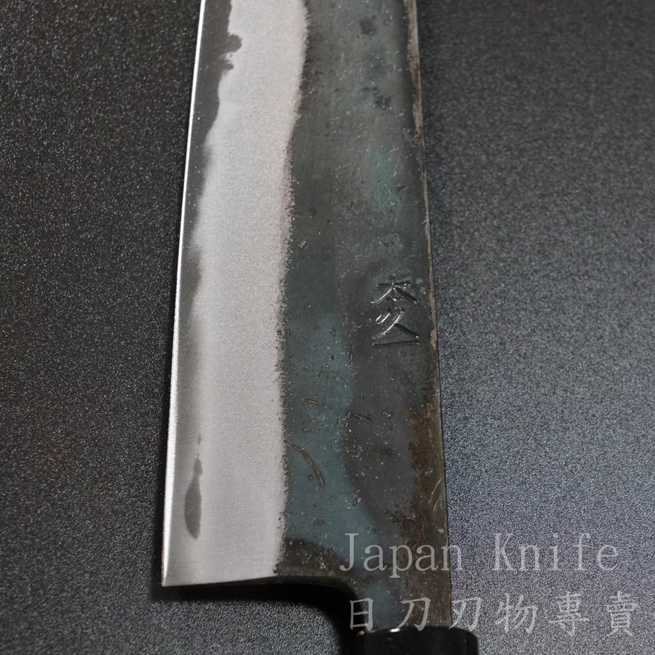 [國際直送]本久一 牛刀MO104前田泰秀 樸木黑打白紙二號 主廚刀 210mm