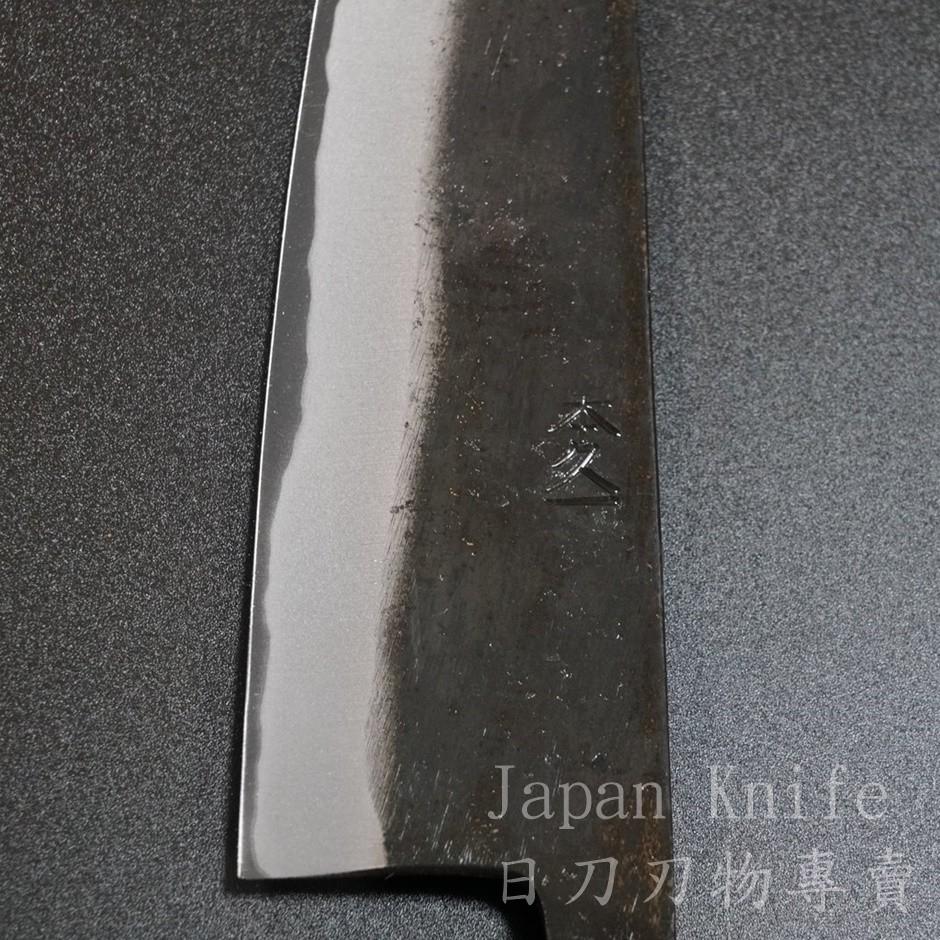 [國際直送]本久一 牛刀 MO203前田泰秀 栗木黑打青紙二號 主廚刀180mm