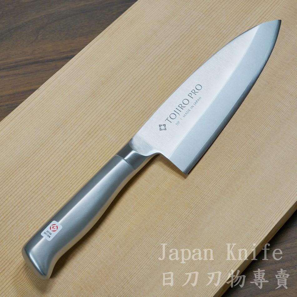 [國際直送]藤次郎Tojiro Pro 出刃F-636 VG10 DP鈷合金13鉻不鏽鋼 魚頭刀 單刃刀 165mm