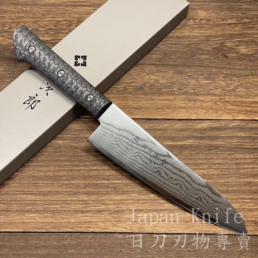 [台灣有貨]藤次郎 鎧 牛刀 F-1352 37層大馬士革鋼VG10 霞流 180mm