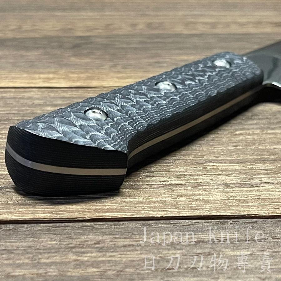 [台灣有貨]藤次郎 鎧 牛刀 F-1352 37層大馬士革鋼VG10 霞流 180mm