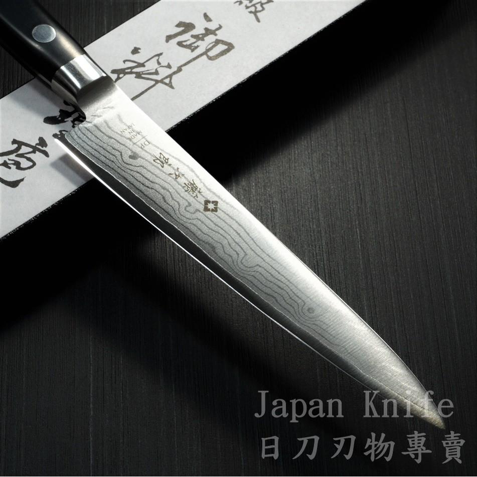 [台灣有貨]藤次郎小刀 F-651 37層大馬士革鋼VG10 霞流 150mm