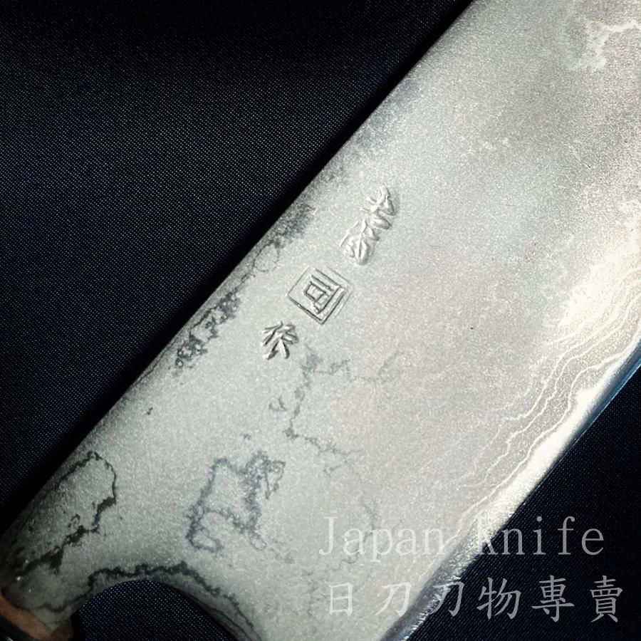 [國際直送]司作 菜切TWMN165土佐打刃物 白一鋼拋光大馬士革 菜切170mm