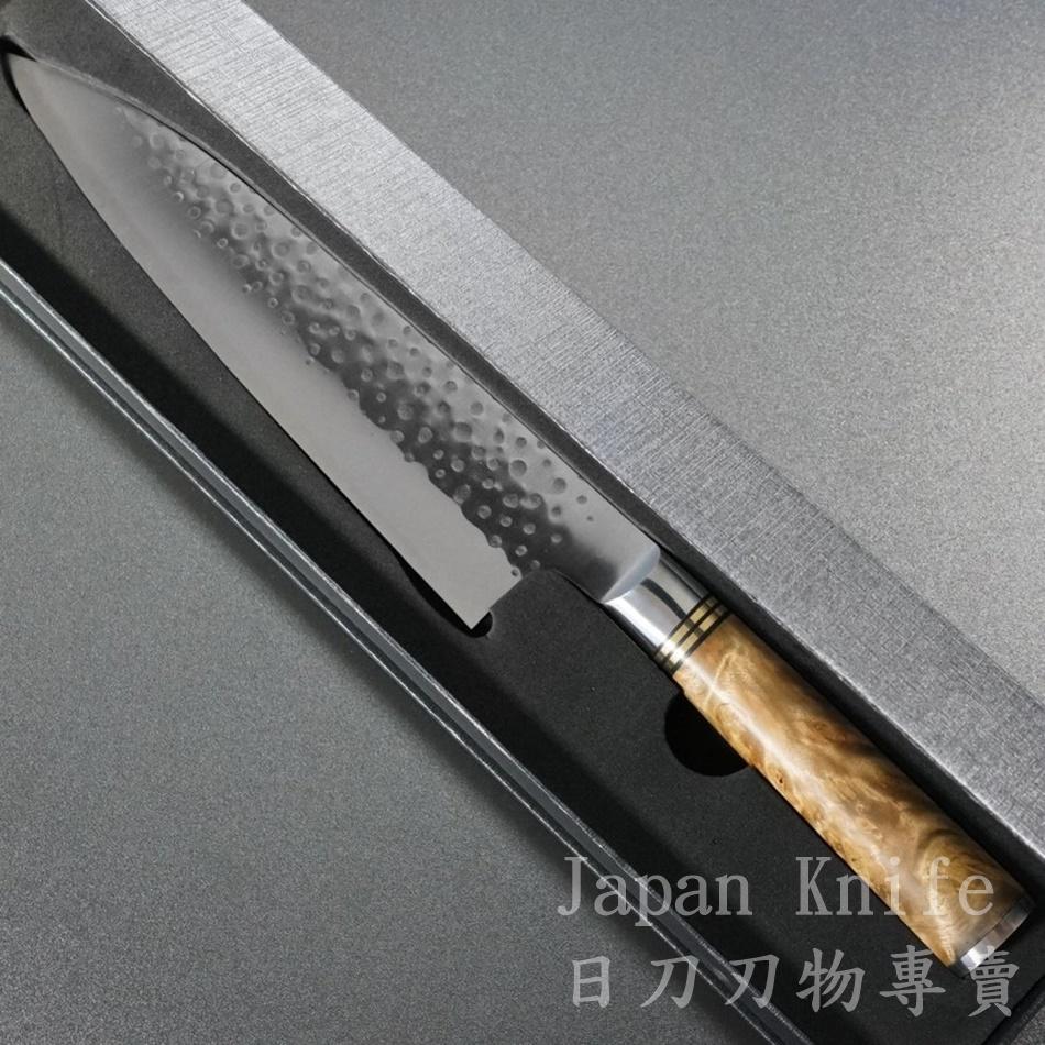 [國際直送]佐治武士作 牛刀 SA503 花梨瘤柄 SG2粉末鋼 210mm