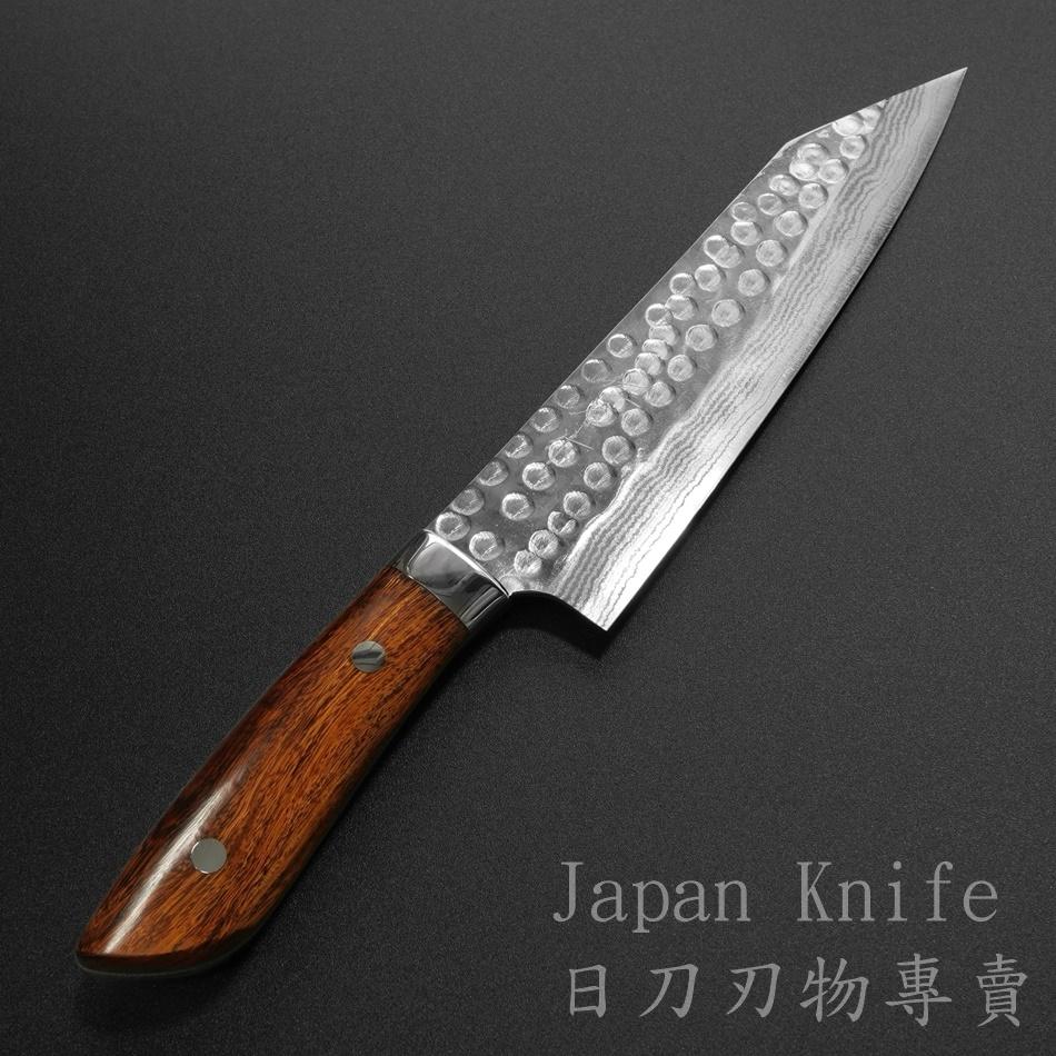 [國際直送]佐治武士作 切付牛刀 SA804 鐵木柄 SRS13粉末高速鋼 180mm