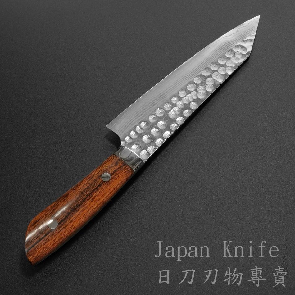 [國際直送]佐治武士作 切付牛刀 SA804 鐵木柄 SRS13粉末高速鋼 180mm