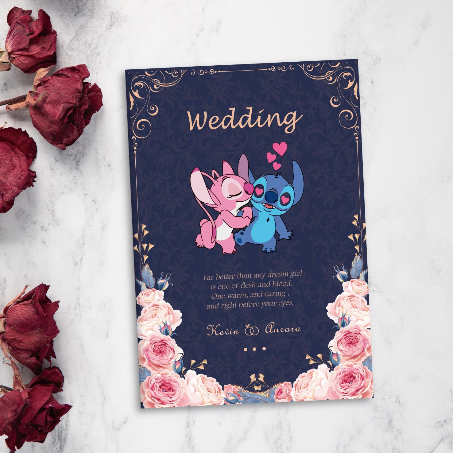 證書夾-史迪奇-經典幸福花園