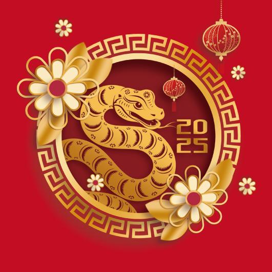 蛇年新年小卡-C款
