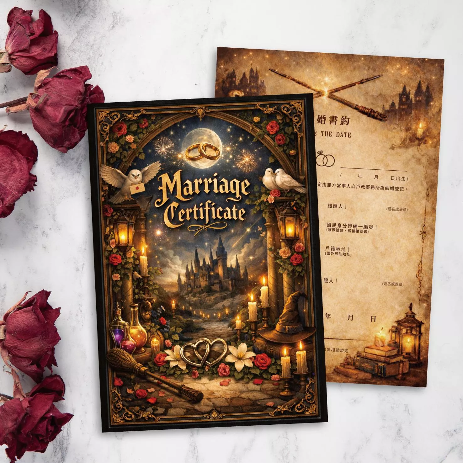 證書夾-哈利波特神秘魔法