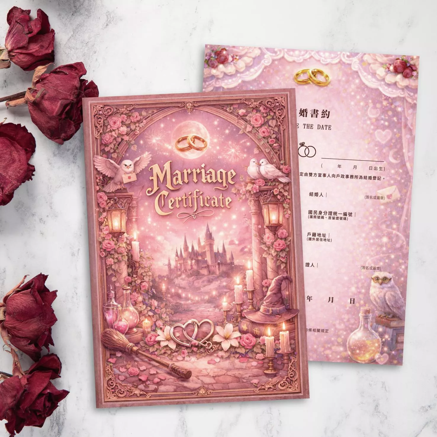 證書夾-哈利波特甜蜜魔法