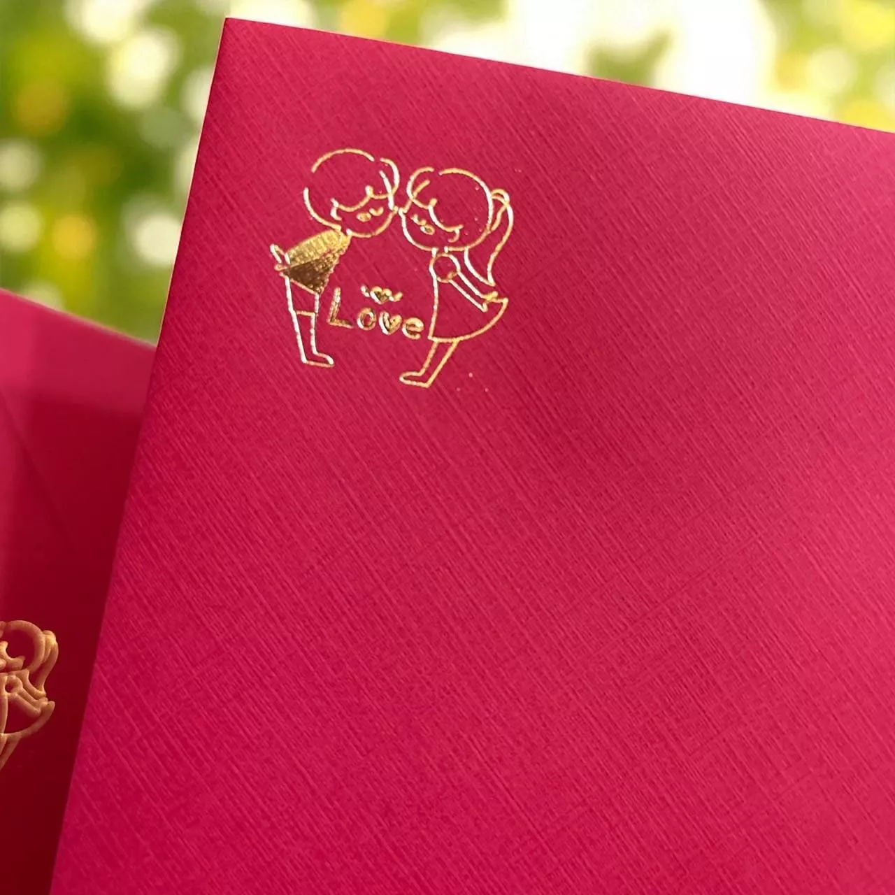 燙金LOGO【小情侶】萊妮信封(大尺寸)