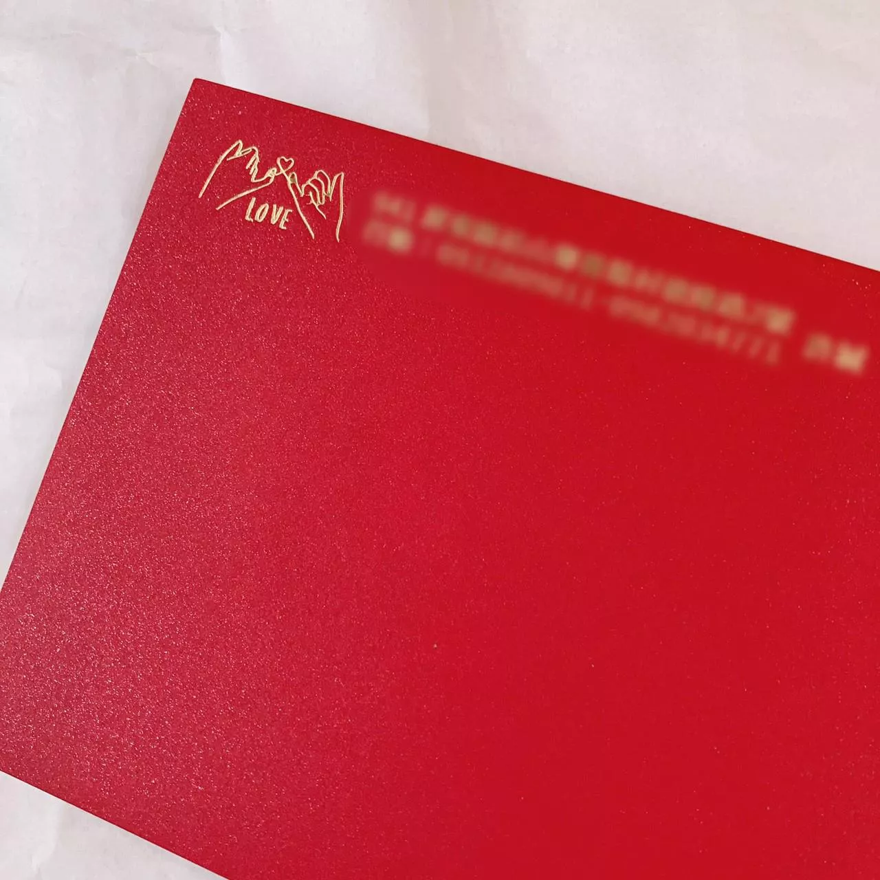 燙金LOGO【LOVE】滿天星信封(大尺寸)
