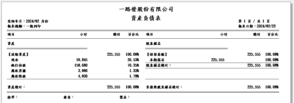 會計助手-會計總帳管理系統