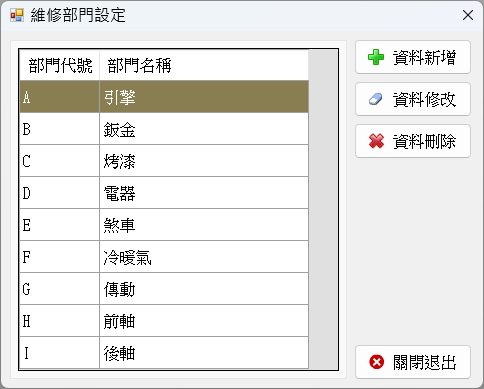 汽修高手-汽車維修保養管理系統