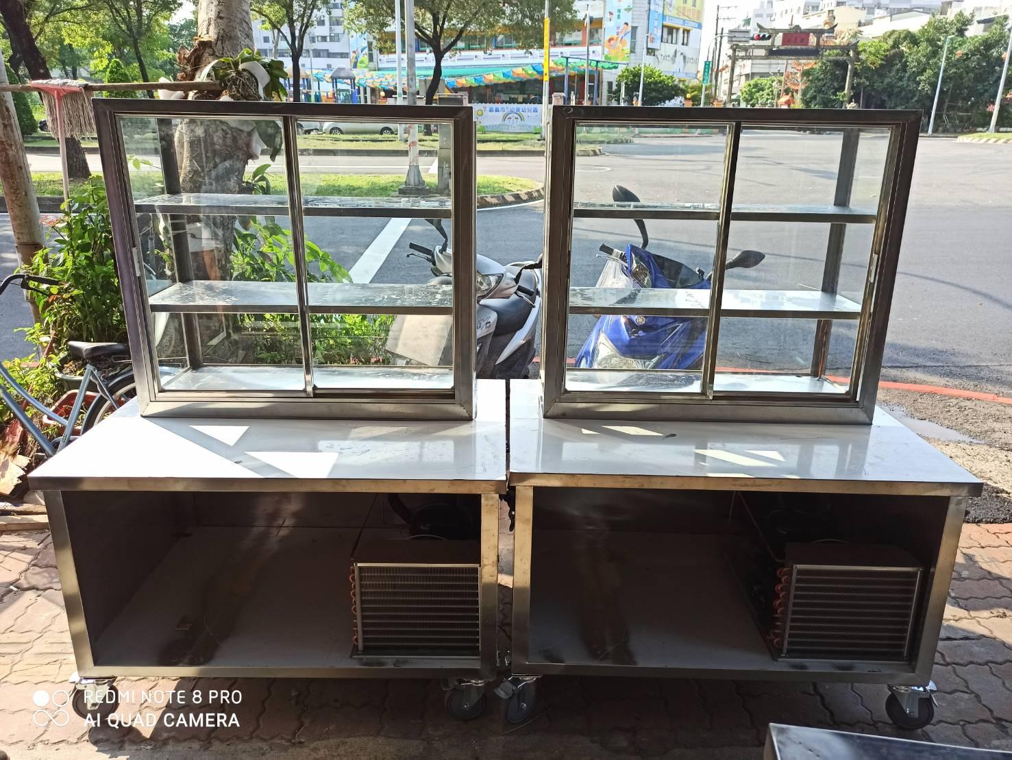 白鐵冷藏櫃攤車