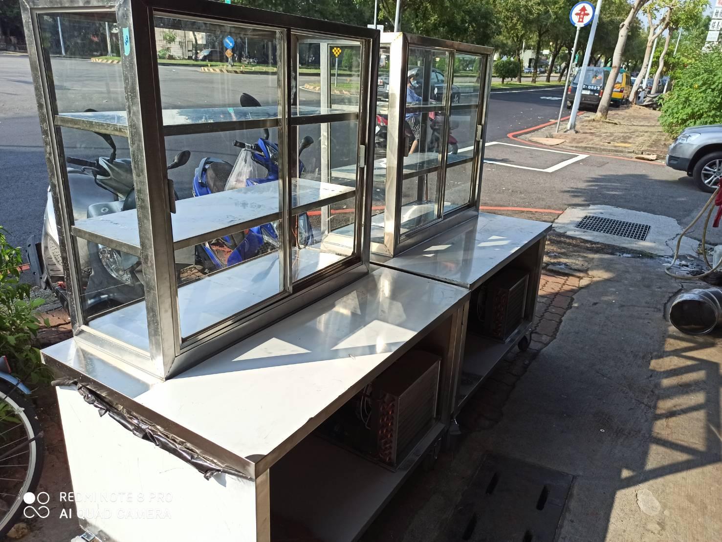 白鐵冷藏櫃攤車