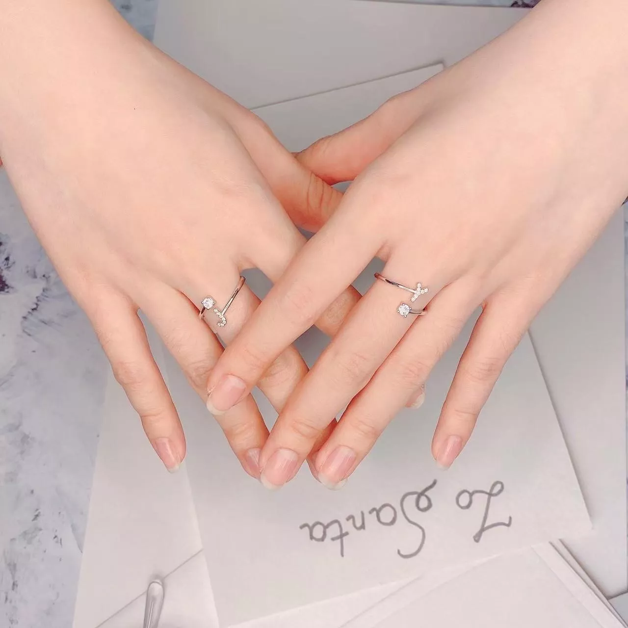 26英文字母純銀戒指