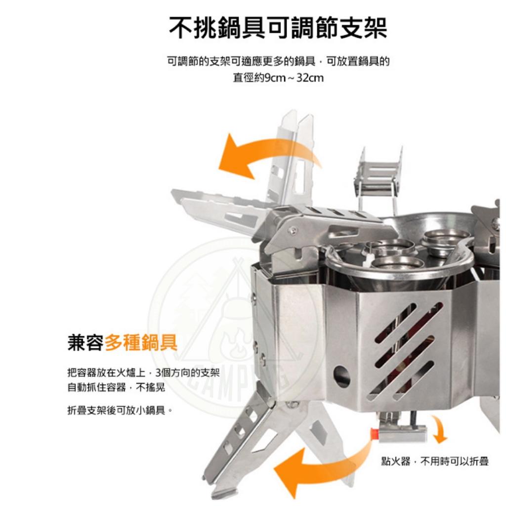 【營伙蟲1033】NOBANA新款戶外便攜猛火爐頭大功率露營野炊燒烤爐具燃氣灶卡式爐