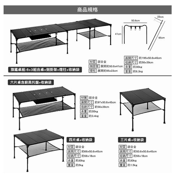 【營伙蟲1095】荒野戰術積木桌 WILDERCHIEF荒野酋長 拼接桌 輕量桌 附收納袋 露營桌