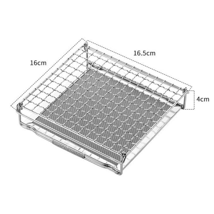 【營伙蟲1472】柯曼不鏽鋼折疊烤網架 Campingmoon 折疊烤肉架 烤吐司架 304不鏽鋼/烤麵包網 烤爐架
