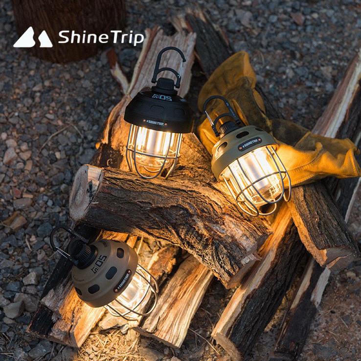 【營伙蟲1467】ShineTrip 松果氛圍復古吊燈 山趣05松果燈 LED復古燈 金屬質感 長續航 充電式帳篷燈