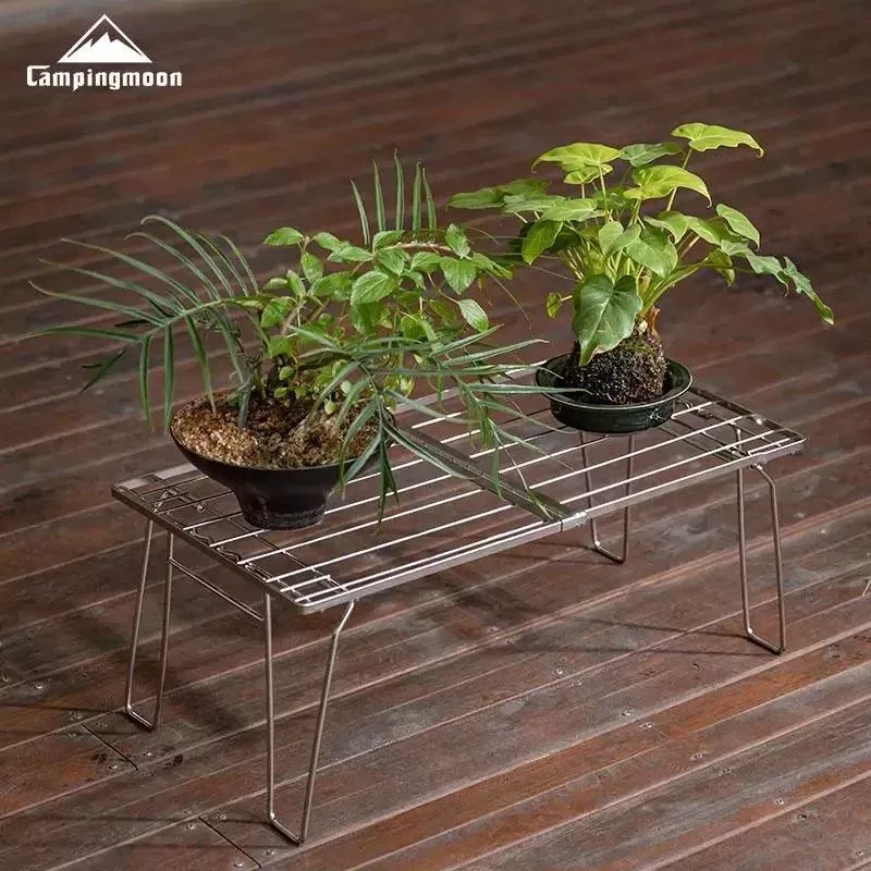 【營伙蟲2253】柯曼伸縮場地架 FD-22 自由伸縮 可疊加 摺疊收納 摺疊桌 不鏽鋼 多功能桌 層架 網美 網桌 露營