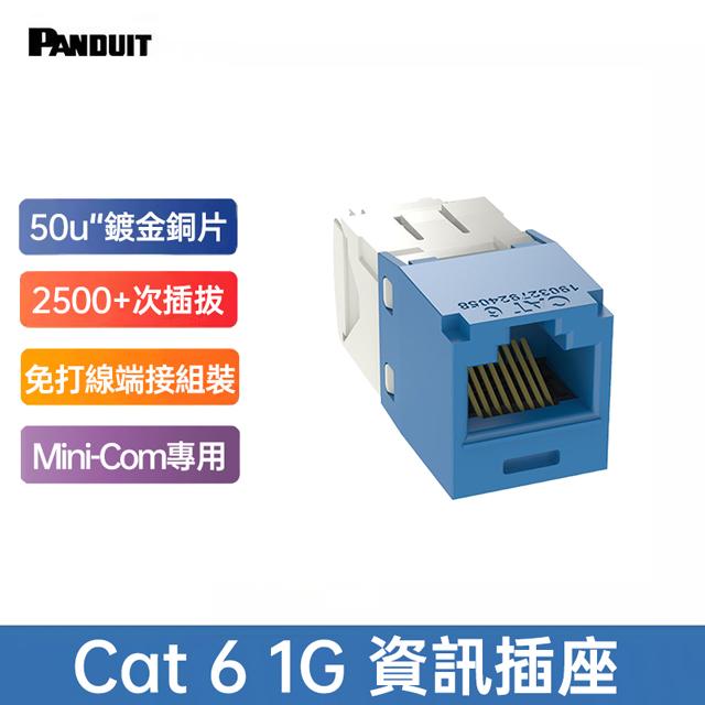 PANDUIT Cat 6 UTP 無遮蔽式資訊插座 - CJ688TG (下單時請備註顏色)