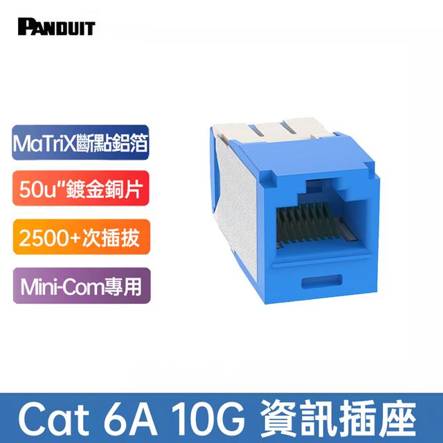 PANDUIT Cat 6A UTP 無遮蔽式資訊插座 - CJ6X88TG (下單時請備註顏色)