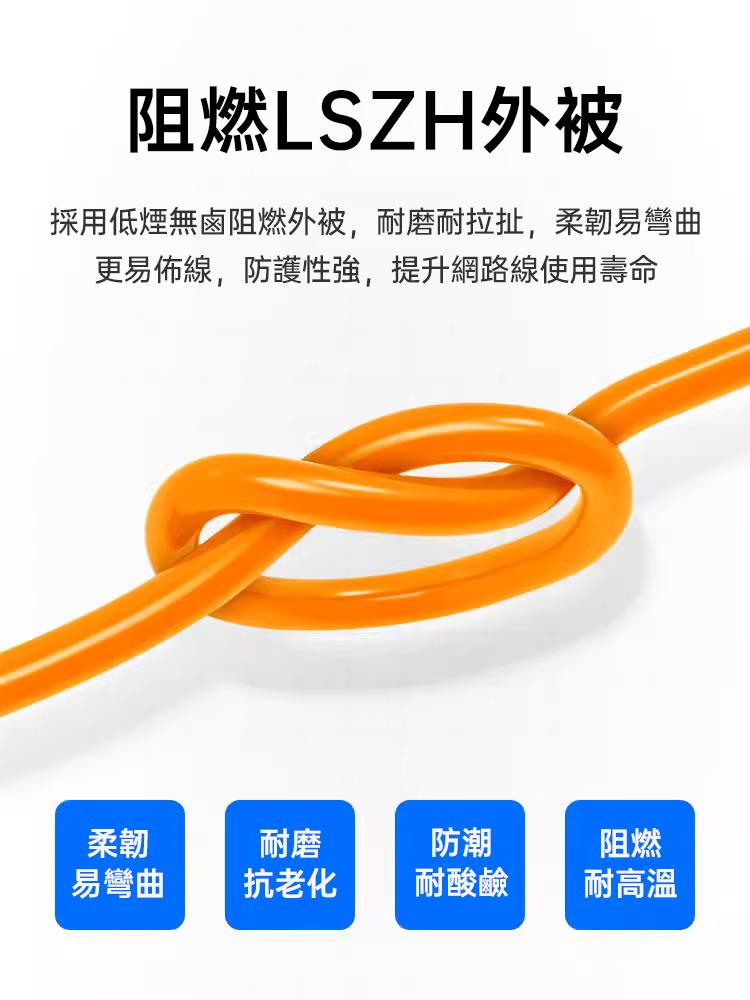 PANDUIT Cat 6 無遮蔽 U/UTP 23AWG 低煙無鹵 網路線 - PUL6004
