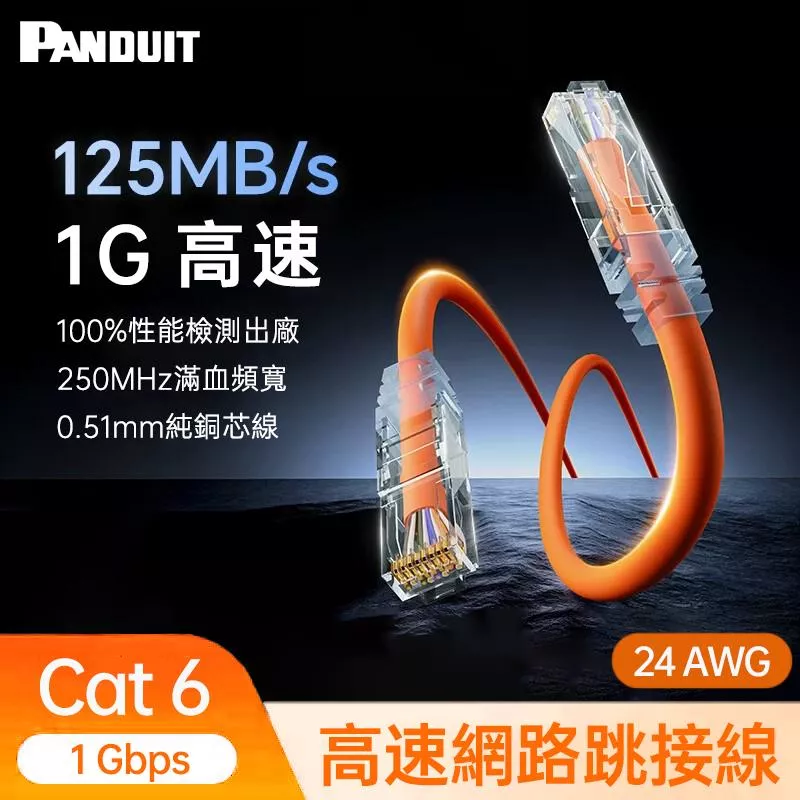 PANDUIT Cat 6 U/UTP 24AWG CM 跳接線 - NK6PC