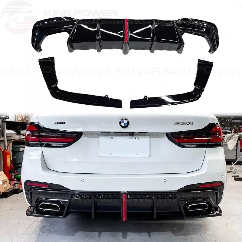 KP擎利國際 BMW G30 G31 前/後期通用 VT款 亮黑 後下巴+後包角 下巴 後擾流 KP擎利國際 BMW G30 G31 前/後期通用 VT款 亮黑 後下巴+後包角 下巴 後擾流