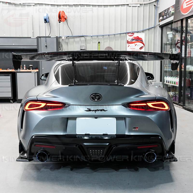 KP擎利國際 Toyota GR Supra A90 碳纖維 V款 大尾翼 鴨尾 牛魔王 實體店面 預約安裝