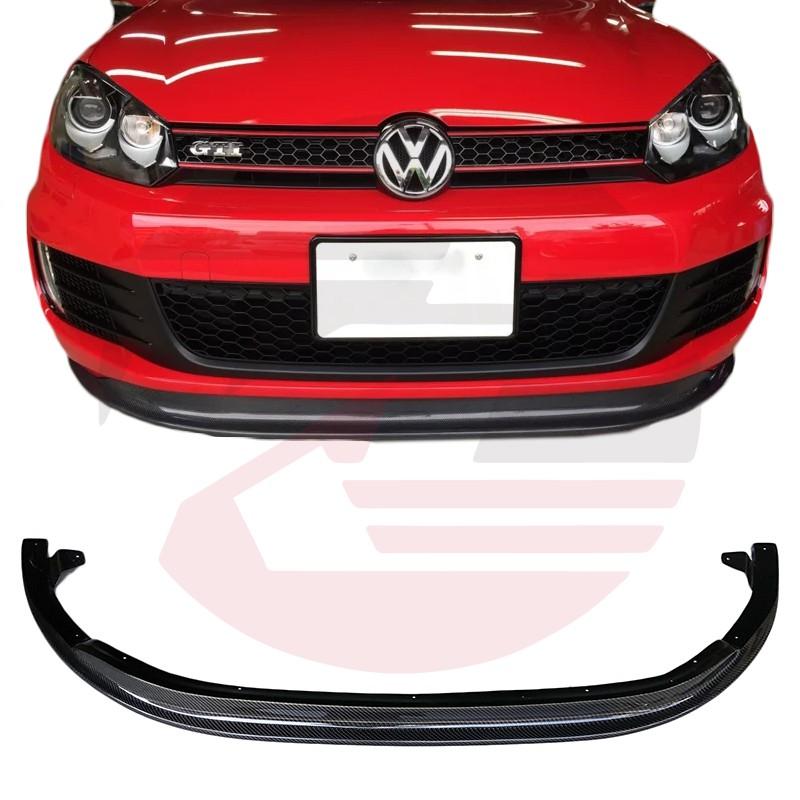 VW Golf GTI MK6 六代 K款碳纖維前下巴 卡夢下擾流 空力套件 (外銷熱賣款) 雙北可安裝 KP擎利國際