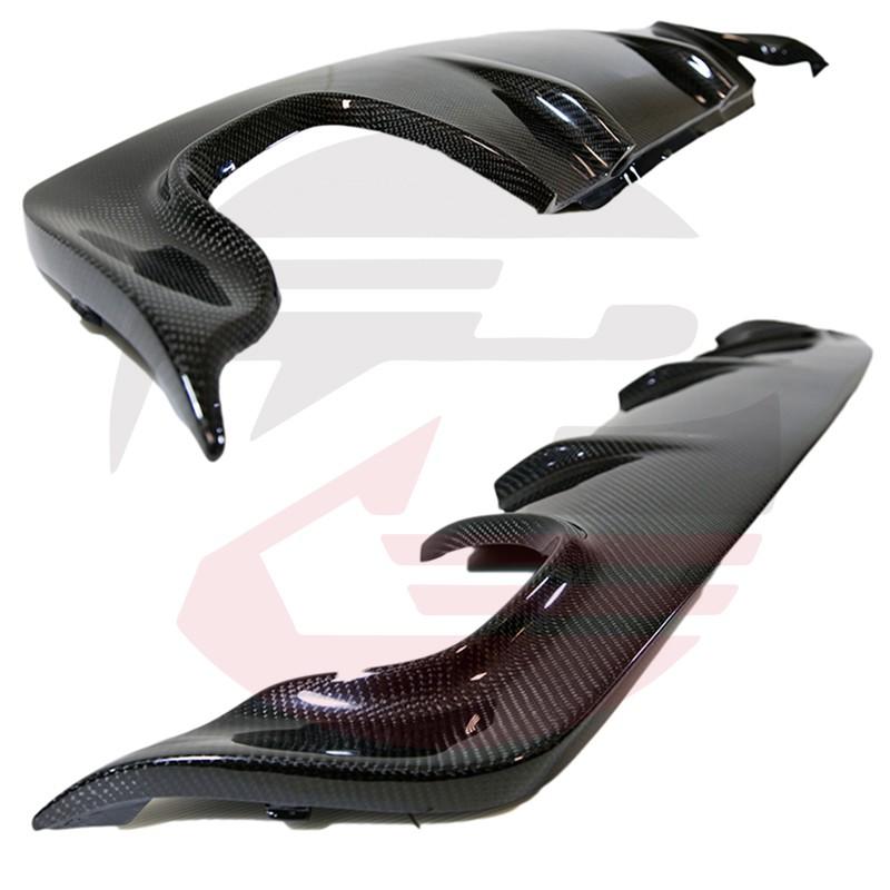 BMW E60 E61 5系列 520i 530i M-Sport專用 雙邊雙出 碳纖維3D款後擾流(國際外銷熱賣商品)